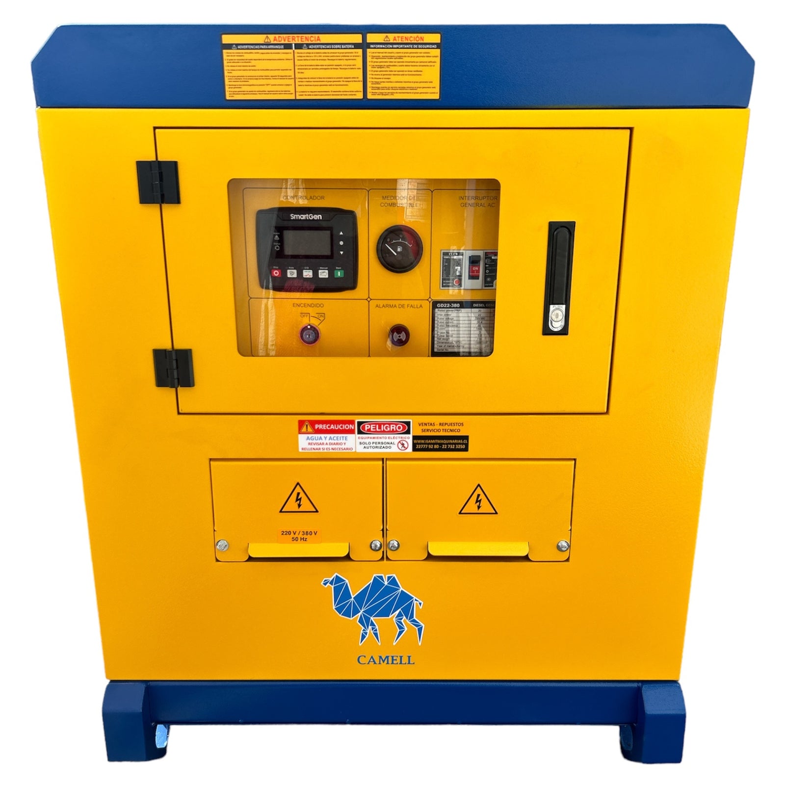 Generador Trifasico 22kva Diesel Camell Gd22380 Profesional
