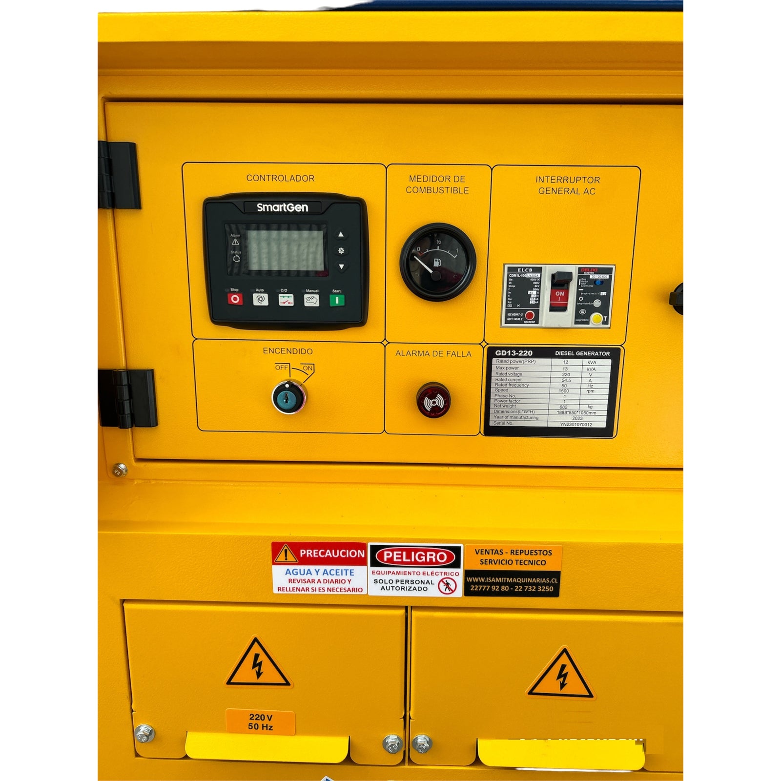 Generador Monofasico 13kva Diesel Camell Gd13220 Profesional