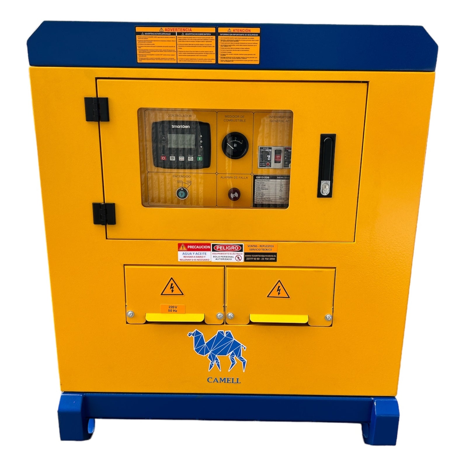 Generador Monofasico 13kva Diesel Camell Gd13220 Profesional