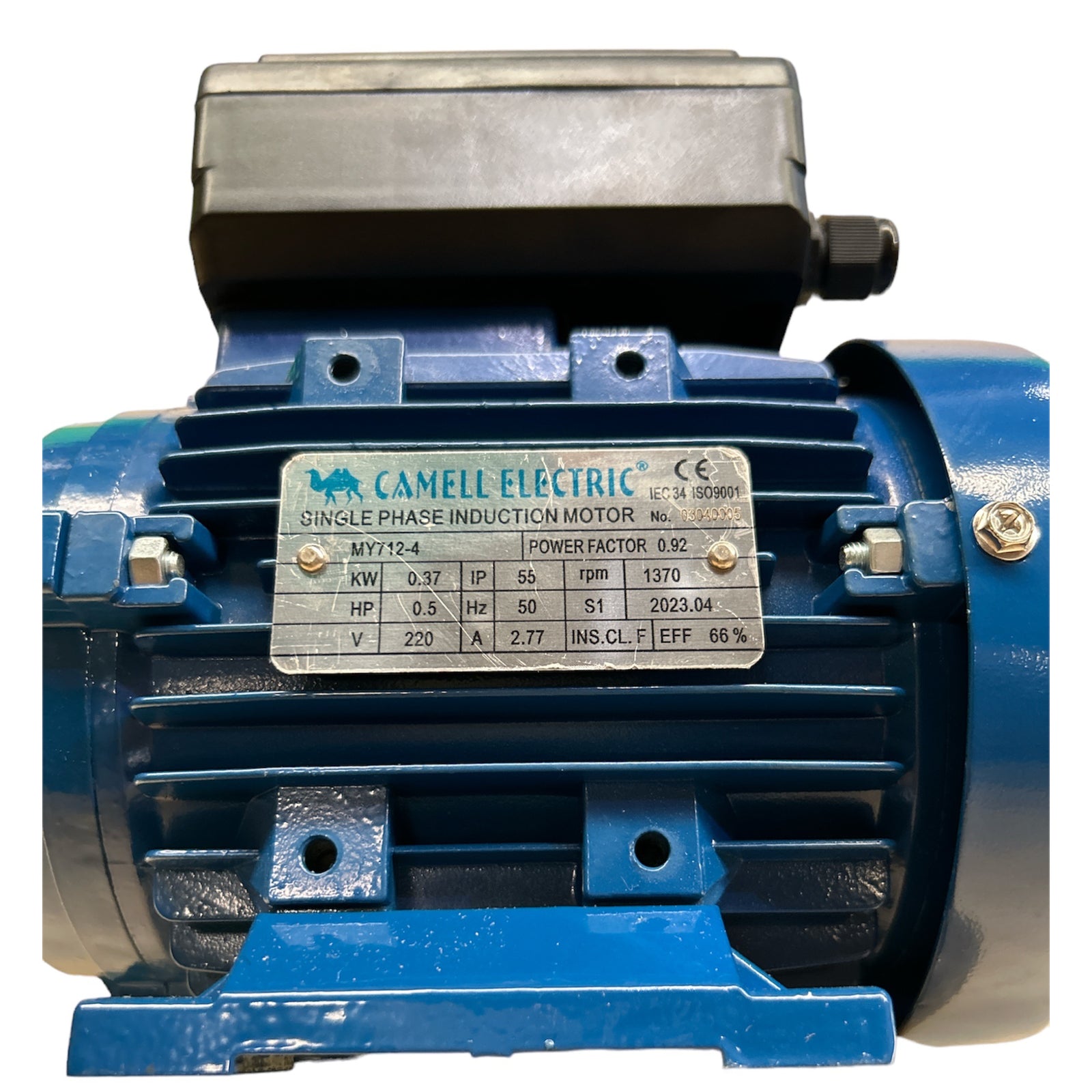Motor Electrico 0.5hp 1400rpm Monofasico Licencia Italia