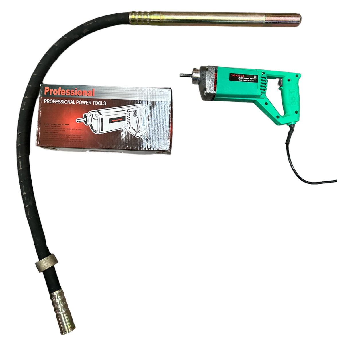 Vibrador Hormigon Sonda Vibradora Portatil 45mm 1.5mt 1.1hp