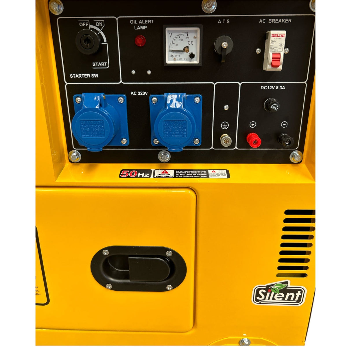 Generador Diesel Insonoro Ats 6.5kva Camell 6500w + 4 Ruedas