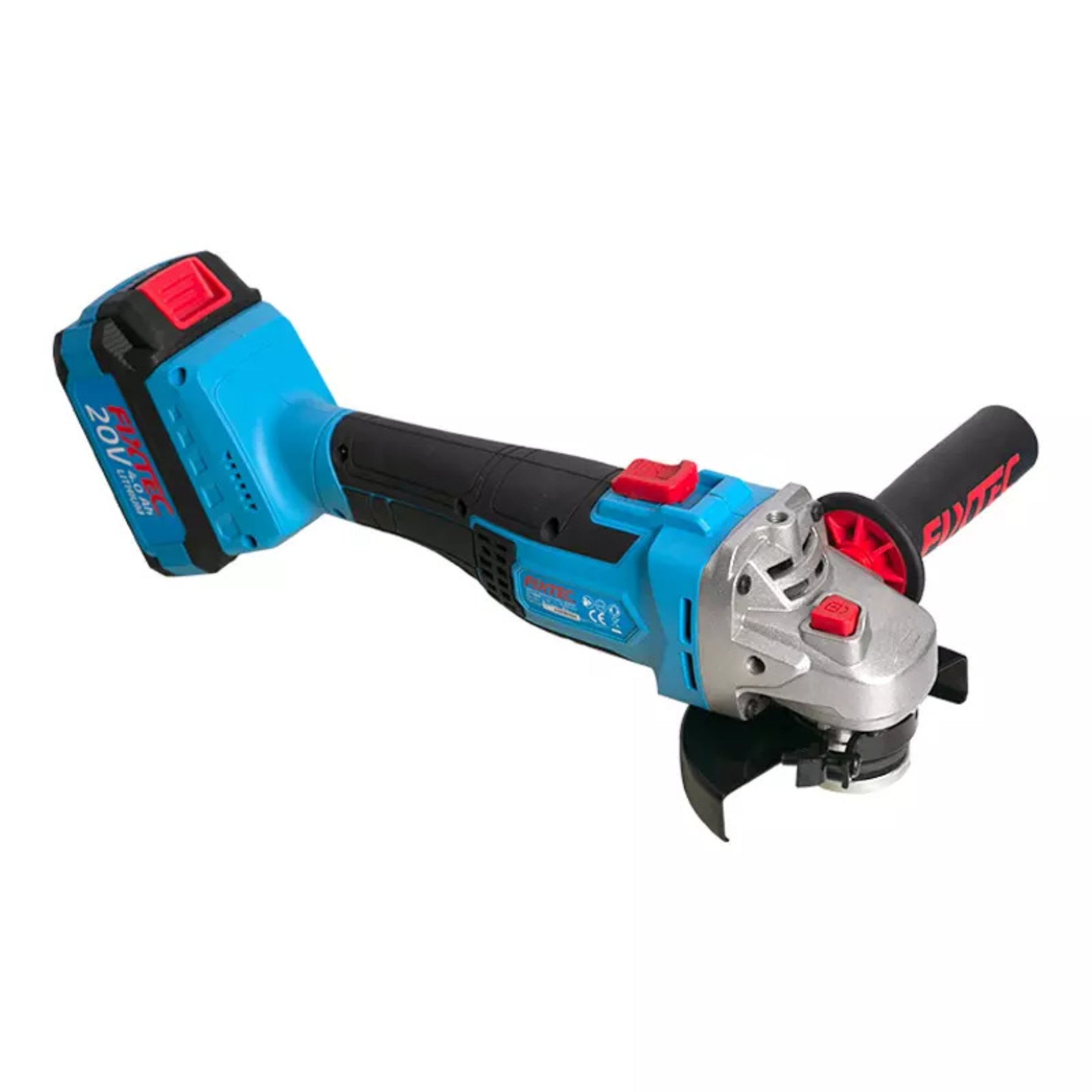 Esmeril Angular 4 1/2 Fixtec Fcag115lfx-4 F20+ 4.0ax2 Litio