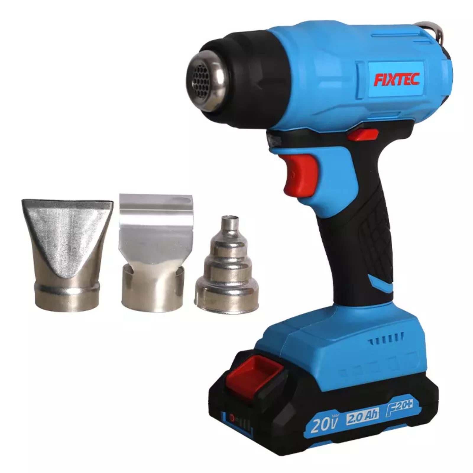Pistola De Calor Fixtec Fchg20x-12 F20+ 2.0a Litio