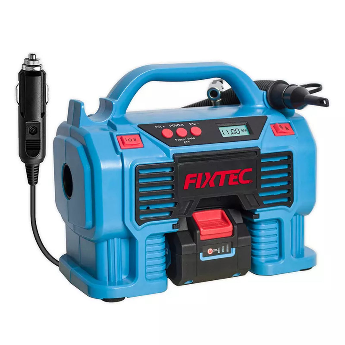 Compresor Con Linterna Fixtec Fcif11lfx-12 F20+ 2.0a Litio