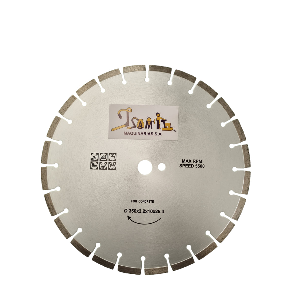 Disco Diamantado 14 Pulgadas Cortadora De Hormigon Pavimento