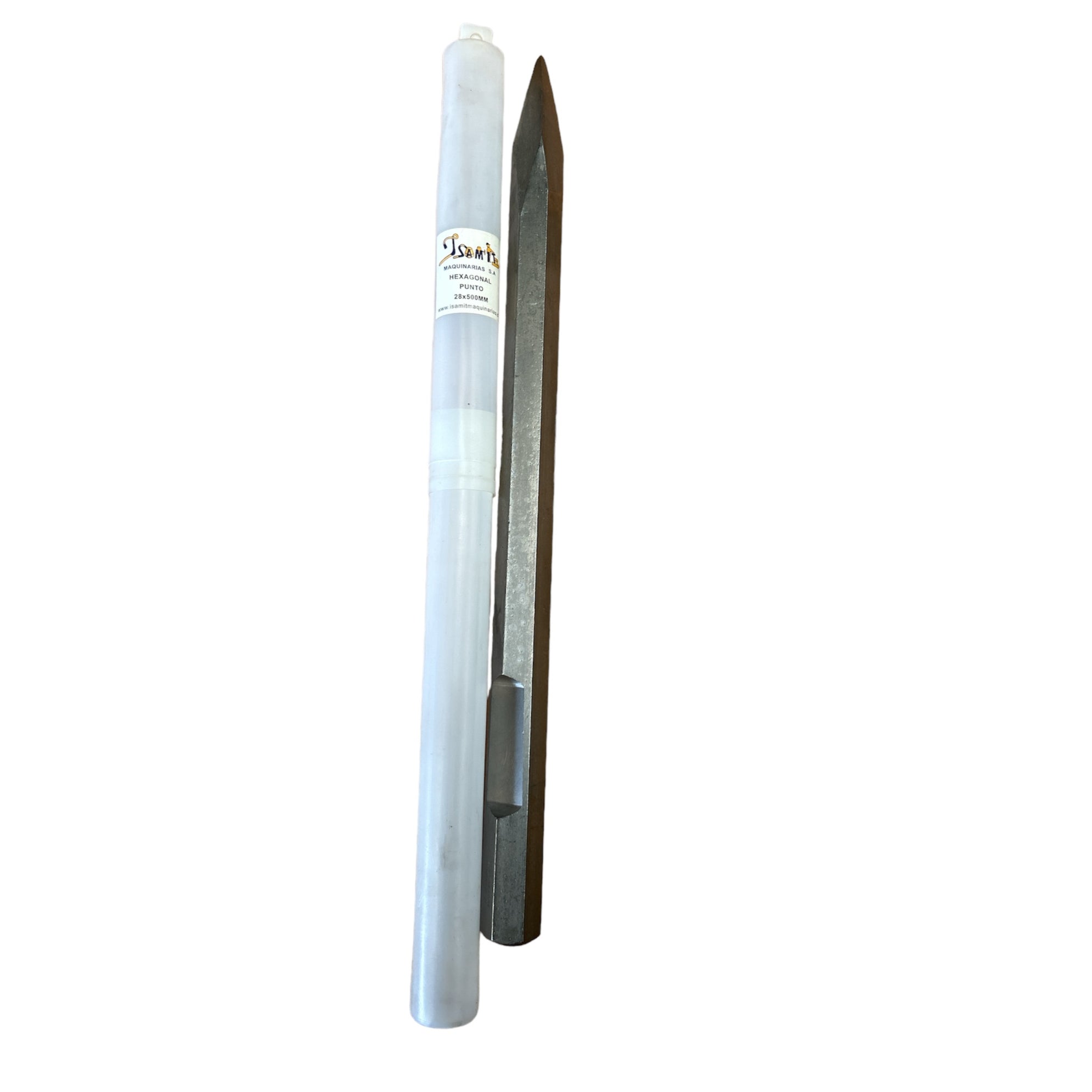 Punto Hexagonal 28x500mm Para Demoledor Rompepavimento 30kg