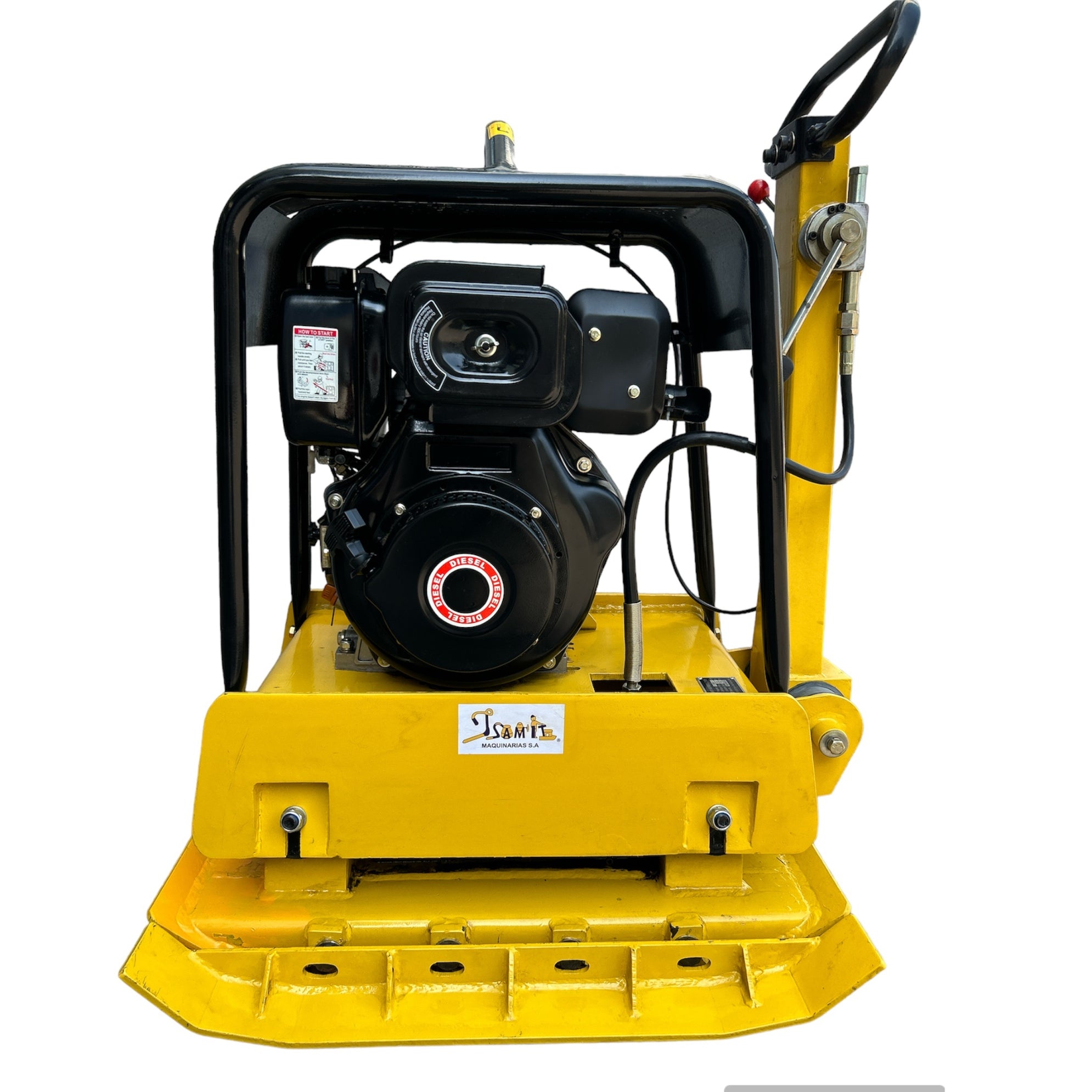Placa Compactadora Diesel Reversa - Partida Electrica 4500kg