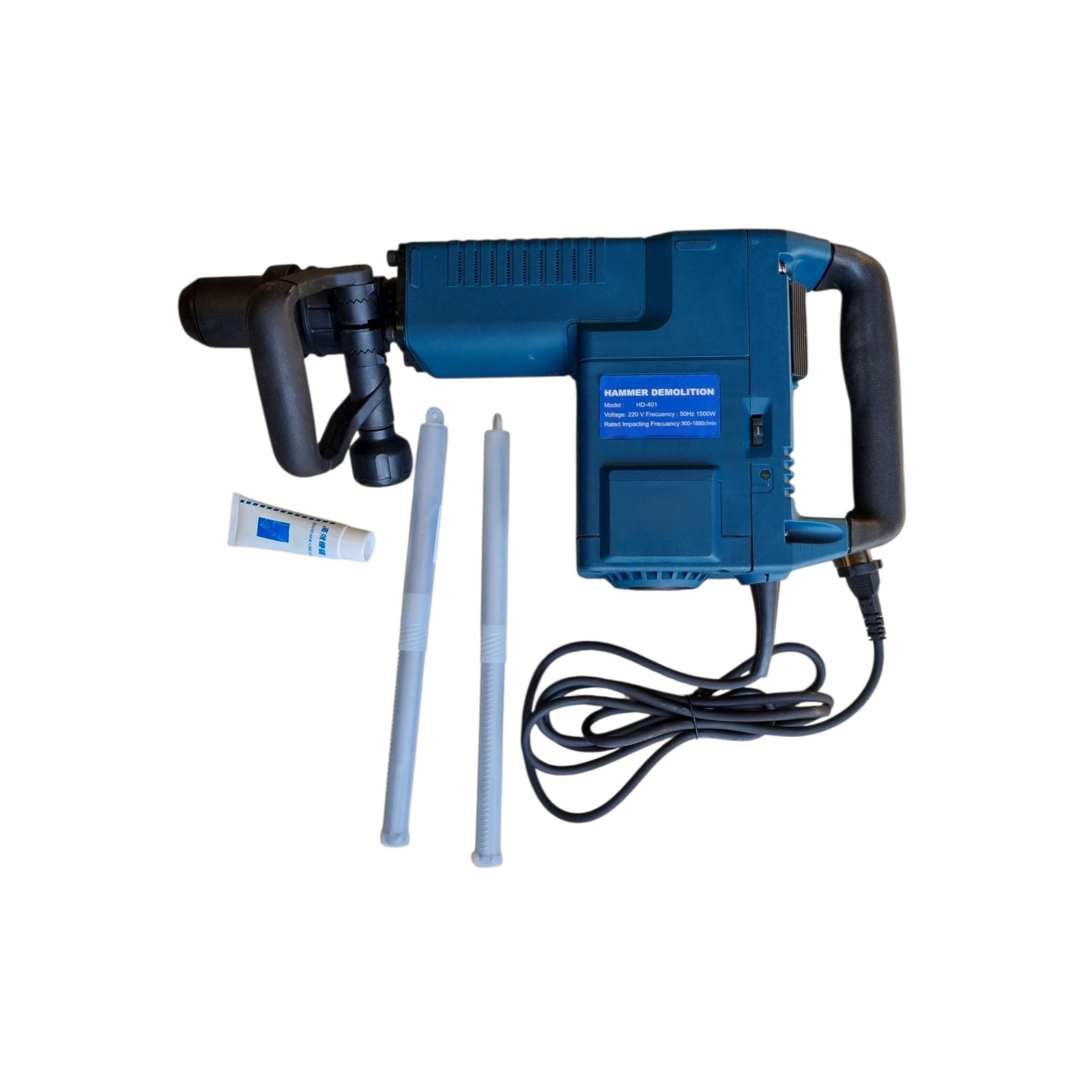 Martillo Demoledor Cincelador 10kg Camell 410 1500w + 2 Accesorios