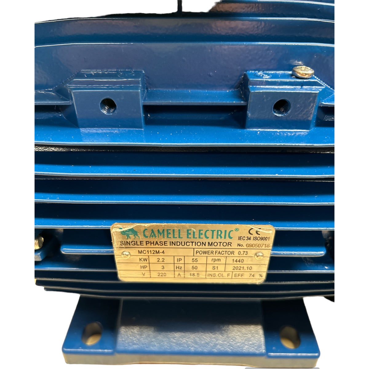 Motor Electrico 3hp 1400rpm Doble Condensador Licenc. Italia