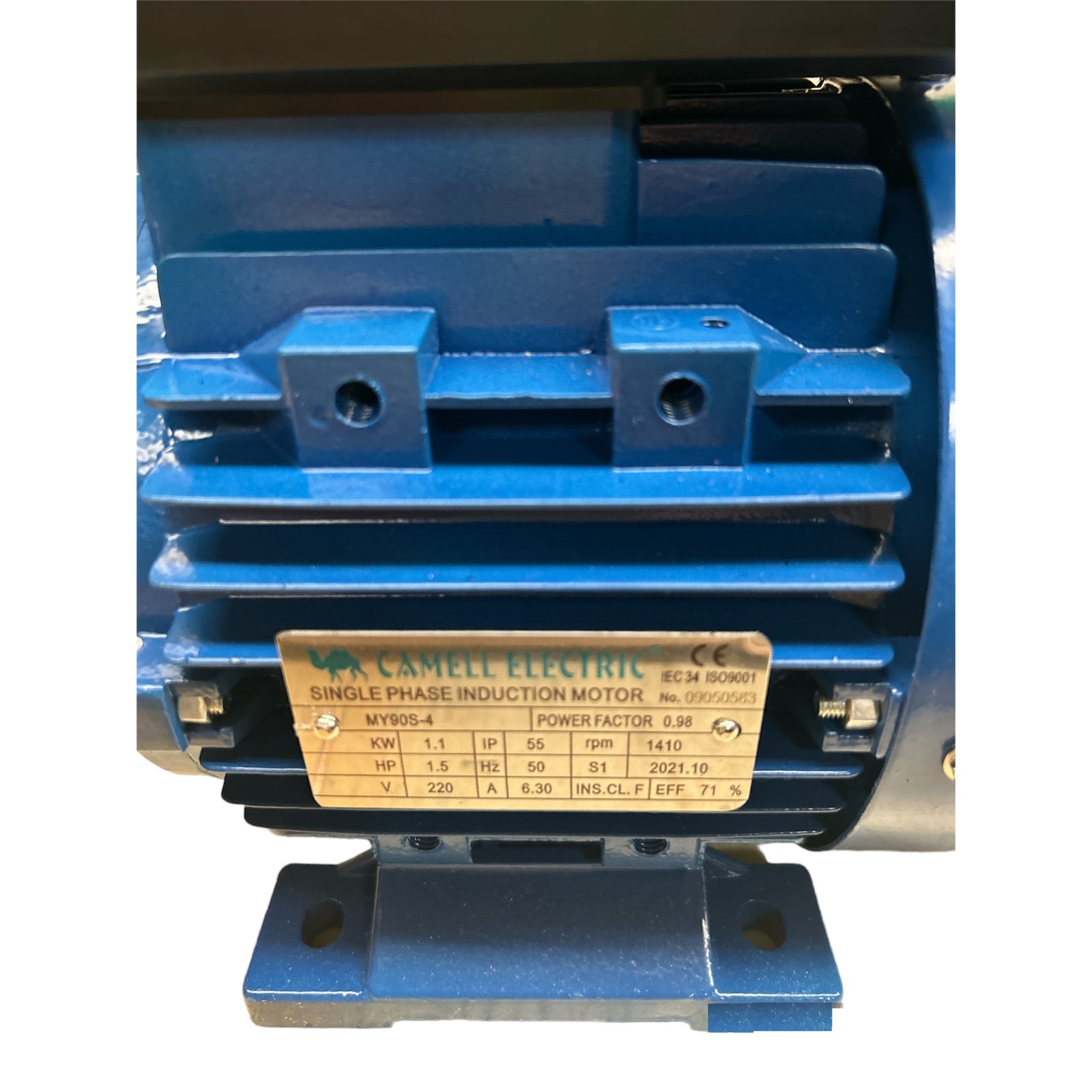 Motor Electrico 1.5hp 1400rpm Monofasico Licencia Italia