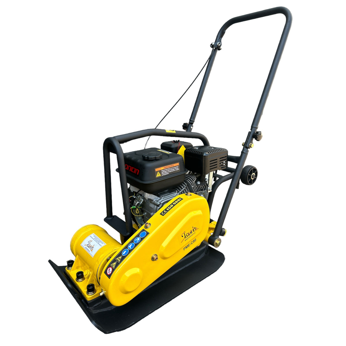 Placa Compactadora 6.5hp 1500kg Con Ruedas - Base 59x42cm