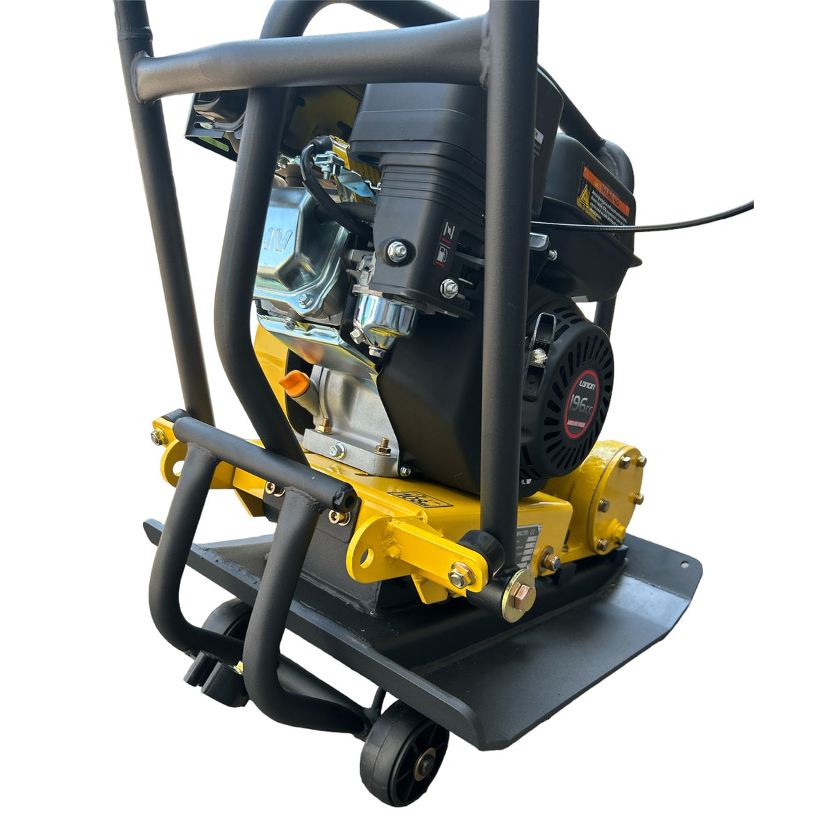 Placa Compactadora 6.5hp 1500kg Con Ruedas - Base 59x42cm