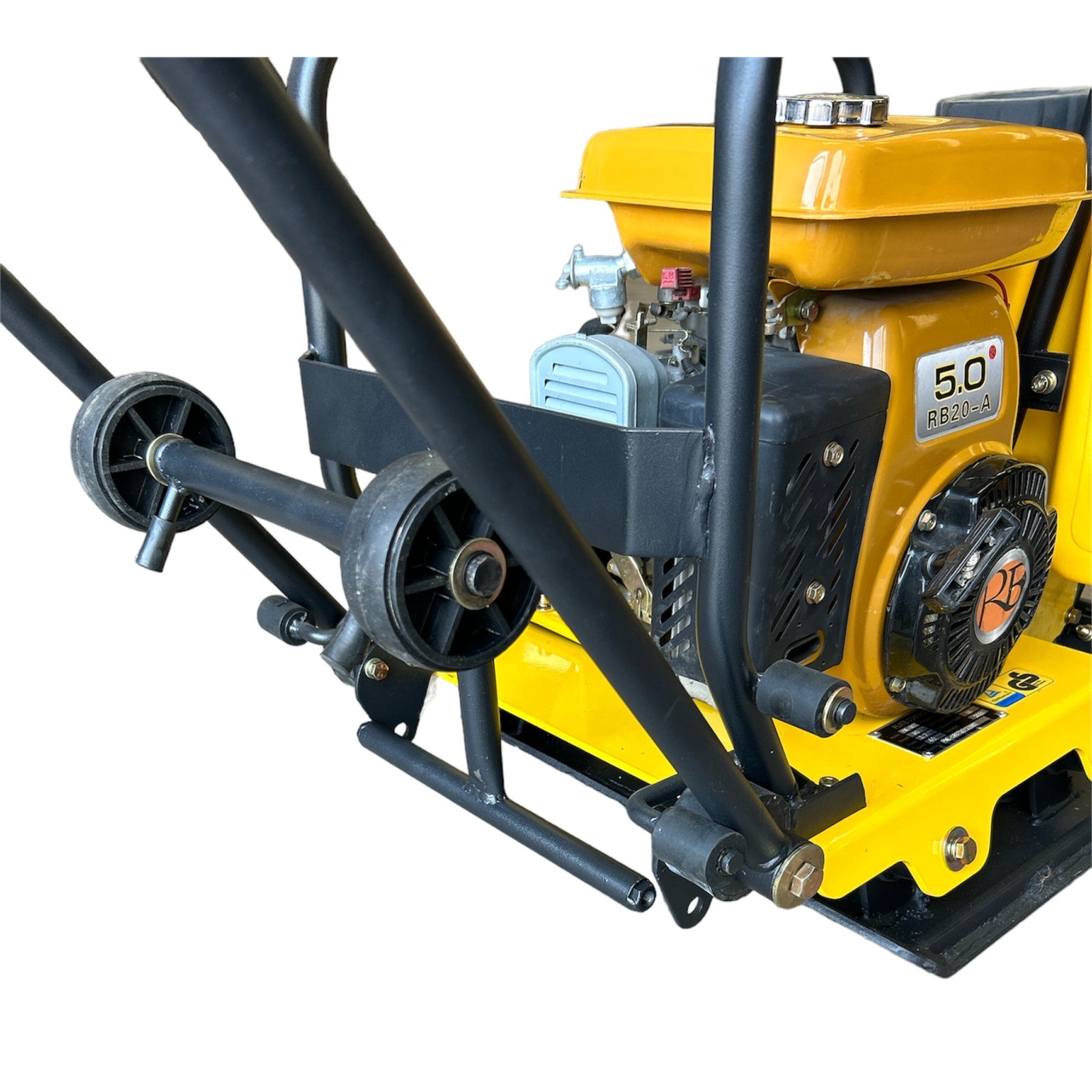 Placa Compactadora Con Motor Rb Ey20 5hp 1500kg Base 52x50cm