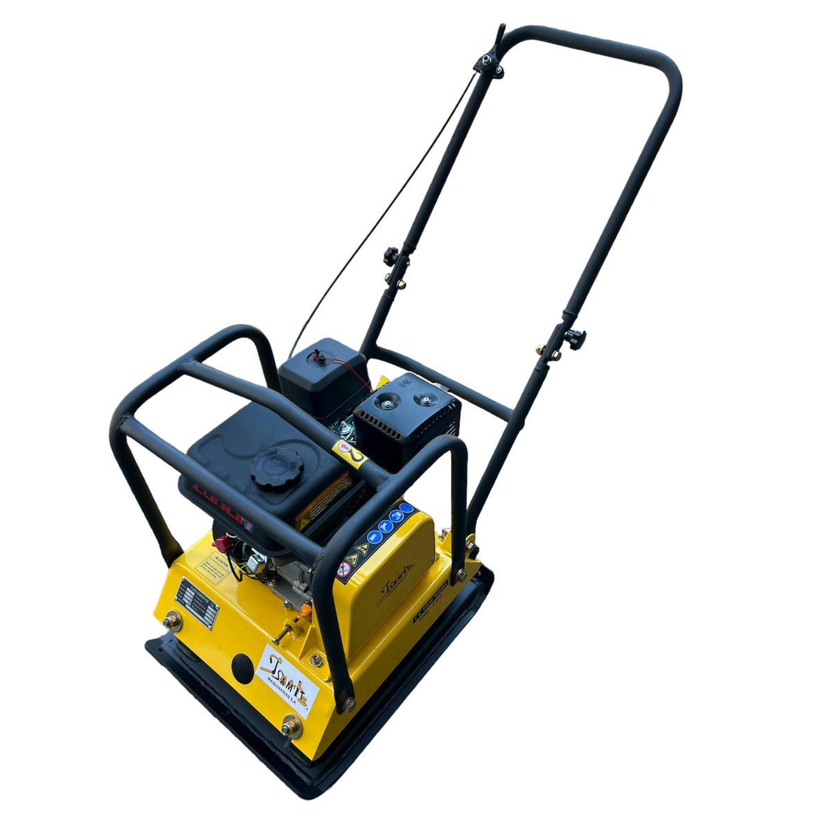 Placa Compactadora 6.5hp 1500kg Con Ruedas - Base 55x45cm