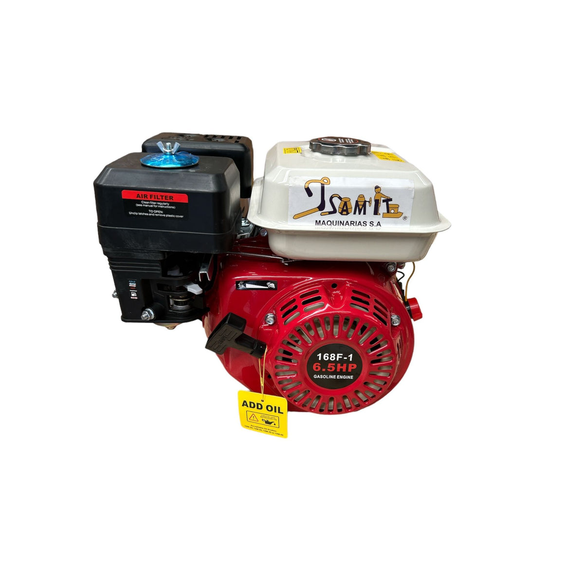 Motor Estacionario Bencinero Camell Gx168 6.5hp Eje 19mm