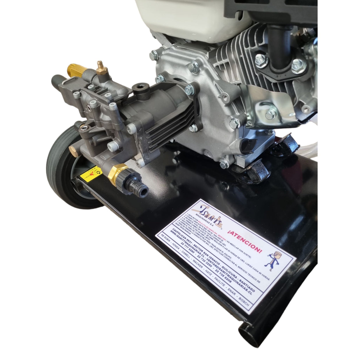 Hidrolavadora Bencinera 2700 Psi / 186 Bar Profesional 6.5hp