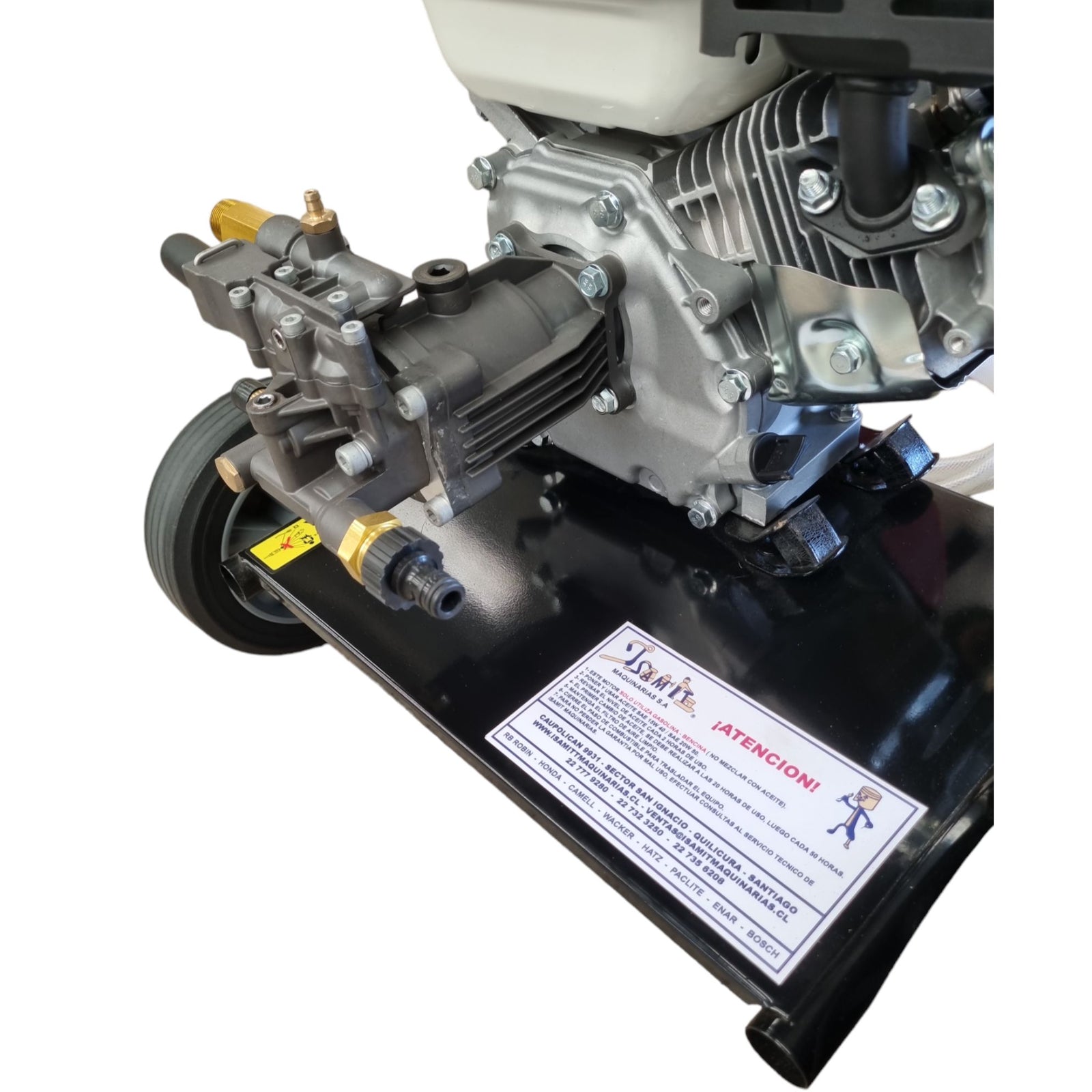 Hidrolavadora Bencinera 2700 Psi / 186 Bar Profesional 6.5hp