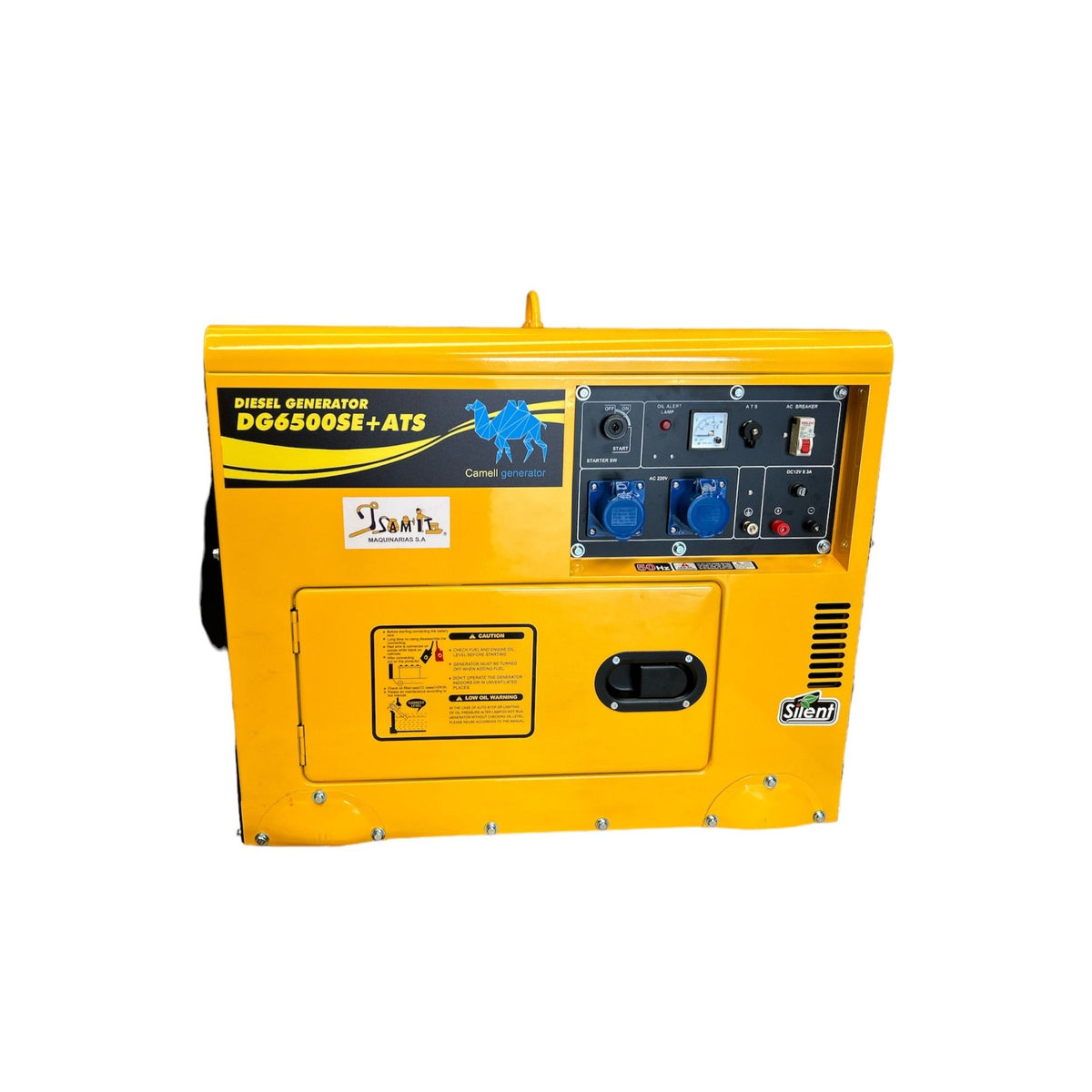 Generador Diesel Insonoro Ats 5.0kva Camell 5000w + 4 Ruedas