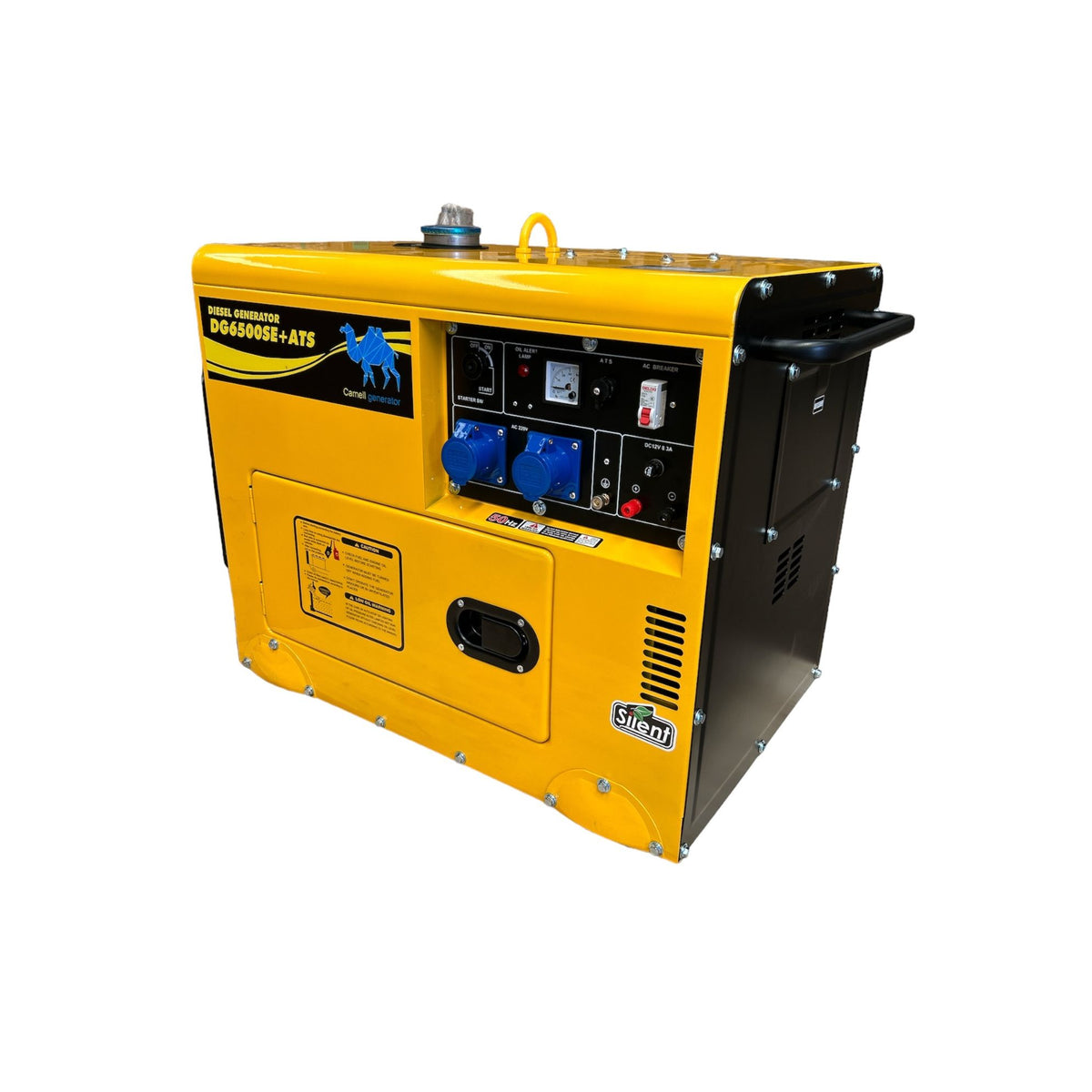 Generador Diesel Insonoro Ats 5.0kva Camell 5000w + 4 Ruedas