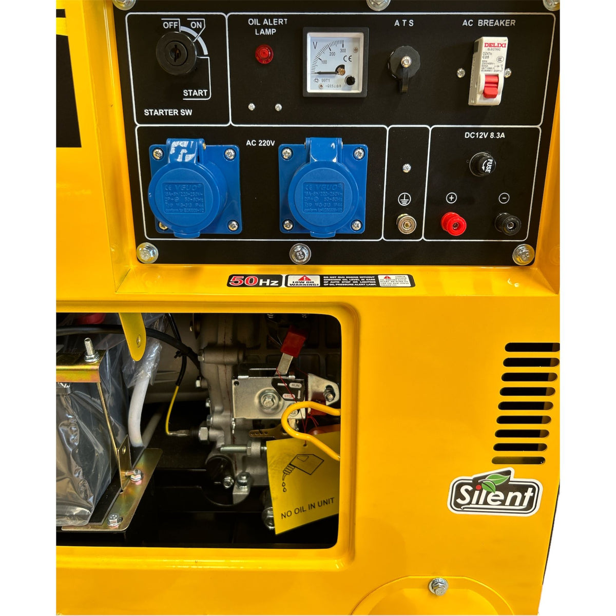 Generador Diesel Insonoro Ats 5.0kva Camell 5000w + 4 Ruedas