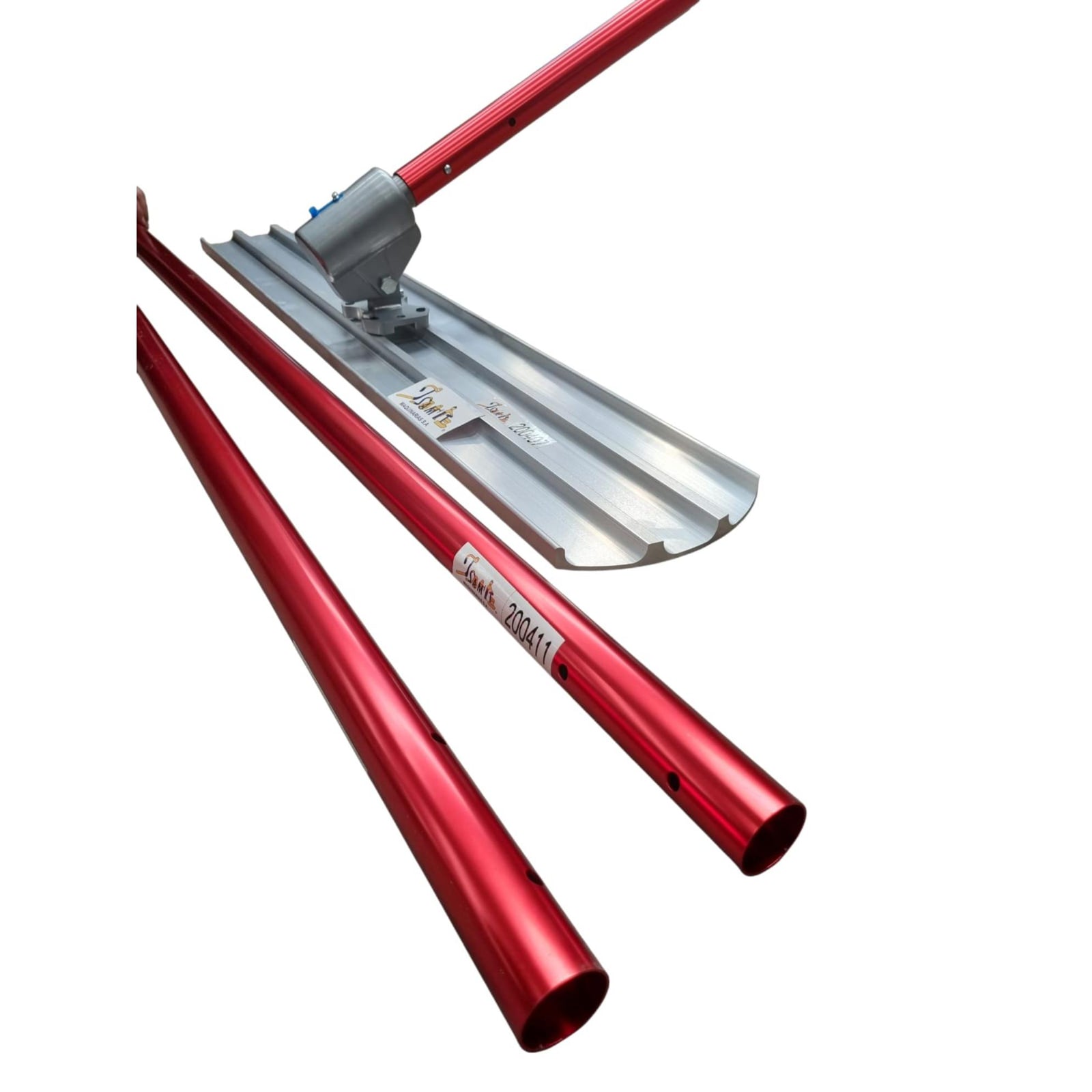 Platacho tipo Avion Regleta Bullfloat Llana Aluminio 1.5mts