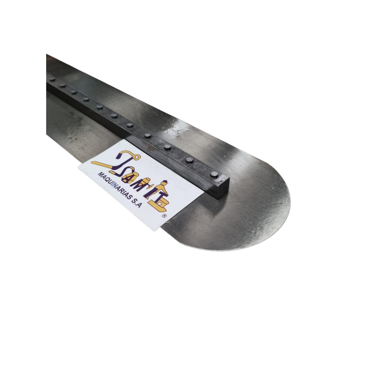 Platacho Llana Fresno Acero Inoxidable Magnesio 1.2mts con 3 Mangos de 1.8mts c/u